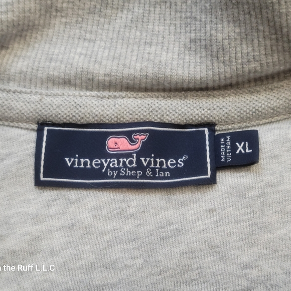 Vineyard Vines Martha's Vineyard Embroidered KC Royals👑 Logo Pullover 1/4Zip-Up - Picture 3 of 16